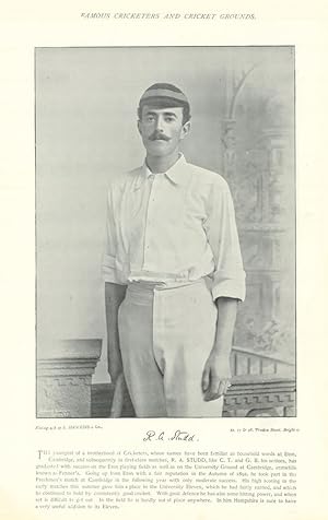 [R. A. [but Charles Thomas] Studd. Played original 1882 Ashes. Cambridge cricketer] The Youngest ...