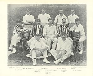 Kent [County Cricket Team] - Rev. W. Rashleigh - Hearne, W. - G.J.V. Weigall - Wright - J.R. Maso...