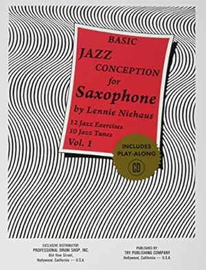 Seller image for TRY1057 - Basic Jazz Conception for Saxophone (Vol 1), 12 Jazz Exercises 10 Jazz Tunes Book/CD for sale by Pieuler Store