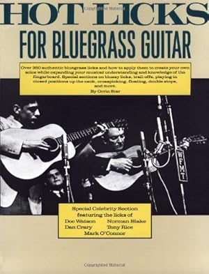 Seller image for Hot Licks for Bluegrass Guitar [Paperback] Star Orrin for sale by Pieuler Store