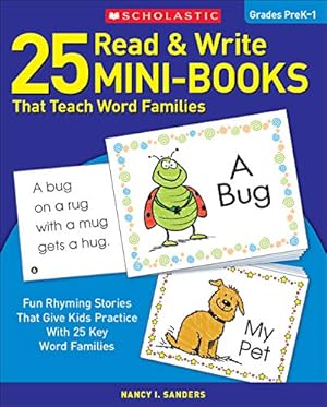 Seller image for 25 Read & Write Mini-Books: That Teach Word Families for sale by Pieuler Store