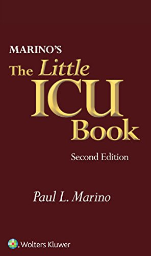 Imagen del vendedor de Marino's the Little ICU Book a la venta por Pieuler Store