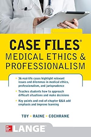 Seller image for Case Files Medical Ethics and Professionalism for sale by Pieuler Store