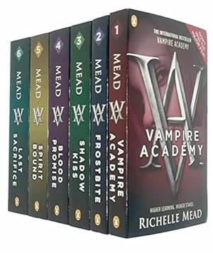 Seller image for Vampire Academy Series Books 1 - 6 Collection Set by Richelle Mead (Vampire Academy, Frostbite, Shadow Kiss, Blood Promise, Spirit Bound & Last Sacrifice) for sale by Pieuler Store