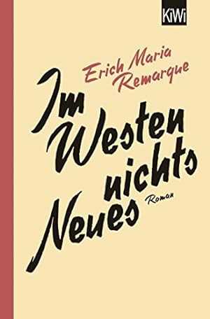 Seller image for IM WESTEN NICHTS NEUES (German Edition) for sale by Pieuler Store