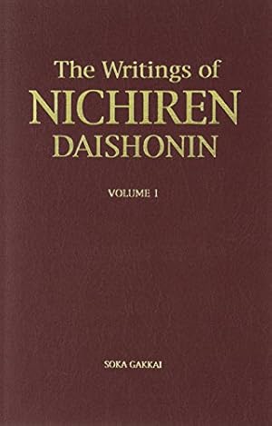 Bild des Verkufers fr Writings of Nichiren Daishonin, Vol. 1 zum Verkauf von Pieuler Store