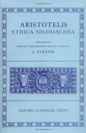 Image du vendeur pour Ethica Nicomachea (Oxford Classical Texts) mis en vente par Pieuler Store
