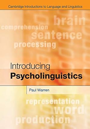 Immagine del venditore per Introducing Psycholinguistics venduto da Pieuler Store