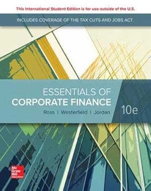 Immagine del venditore per Essentials of Corporate Finance venduto da Pieuler Store