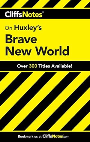 Imagen del vendedor de CliffsNotes on Huxleys Brave New World (Cliffsnotes Literature Guides) a la venta por Pieuler Store