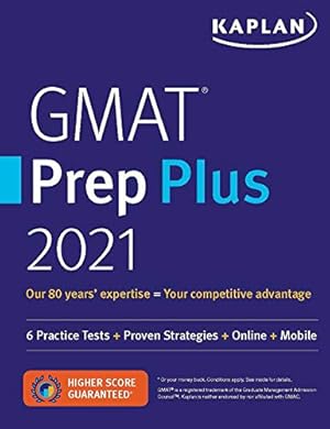 Seller image for GMAT Prep Plus 2021 for sale by Pieuler Store