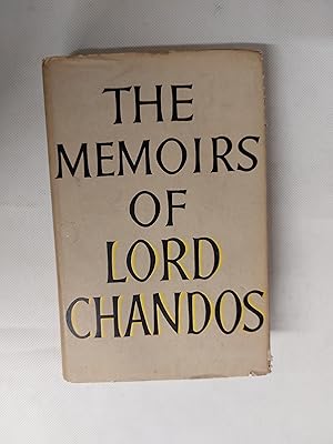 Imagen del vendedor de The Memoirs Of Lord Chandos a la venta por Cambridge Rare Books