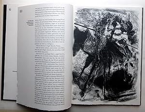 Seller image for Don Quixote. 1997. Fünf Lithographien von Rolf Münzner. Zehn Text-Auszüge und eine Nachbemerkung von Peter Gosse. Leipzig 1997. for sale by Graphikantiquariat Martin Koenitz
