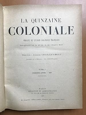 La Quinzaine Coloniale - Première année complète - 1897