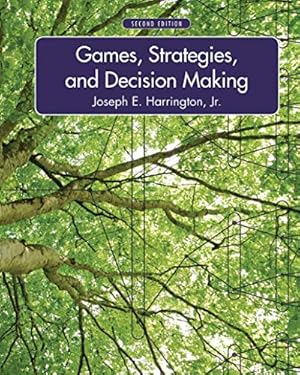 Imagen del vendedor de Games, Strategies, and Decision Making a la venta por Pieuler Store