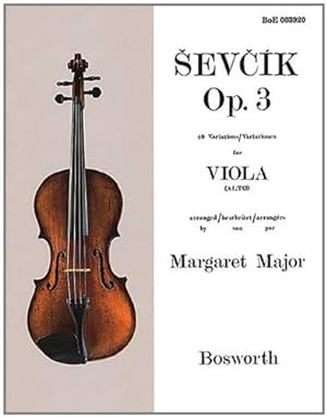Immagine del venditore per Sevcik for Viola - Opus 3: 40 Variations venduto da Pieuler Store