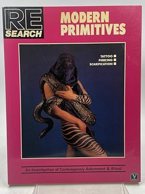 Image du vendeur pour RE/SEARCH #12. MODERN PRIMITIVES: An Investigation of Contemporary Adornment & Ritual. Tattoo. Piercing. Scarification. mis en vente par Libreria antiquaria Dedalo M. Bosio