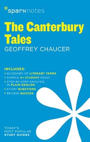 Bild des Verkufers fr Sparknotes The Canterbury Tales zum Verkauf von Pieuler Store