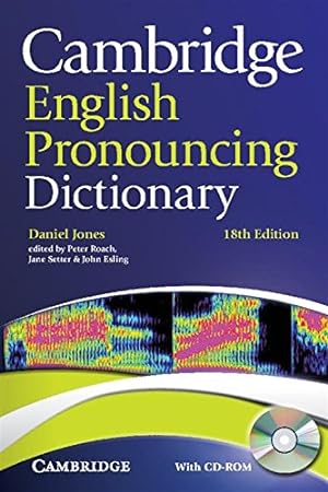 Image du vendeur pour Cambridge English Pronouncing Dictionary with CD-ROM mis en vente par Pieuler Store