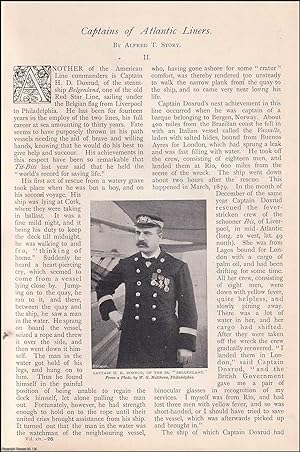 Seller image for Captains of Atlantic-Liners : Captain Morris, of the Atlas SS ; Captain Randle, of the Anglo-American SS ; Captain Eastaway, of the Allan SS & others. An uncommon original article from The Strand Magazine, 1897. for sale by Cosmo Books