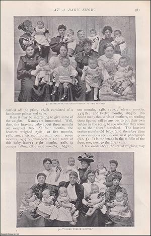 Image du vendeur pour At a Baby-Show, East End, London. An uncommon original article from The Strand Magazine, 1897. mis en vente par Cosmo Books