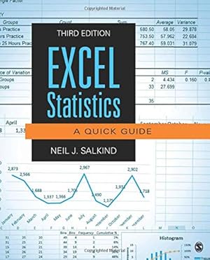 Image du vendeur pour Excel Statistics mis en vente par Pieuler Store