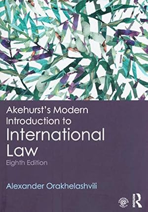 Imagen del vendedor de Akehurst's Modern Introduction to International Law a la venta por Pieuler Store