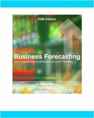 Imagen del vendedor de Business Forecasting with ForecastX Software/Student CD a la venta por WeBuyBooks