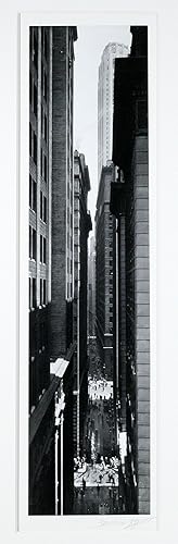 View of Exchange Place from Broadway, New York [Photograph Signed]