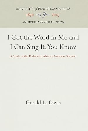 Seller image for I Got the Word in Me and I Can Sing It, You Know for sale by moluna