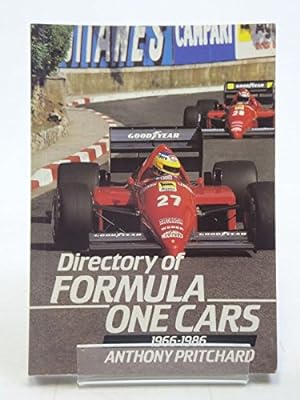 Bild des Verkufers fr Directory of Formula One Cars zum Verkauf von WeBuyBooks