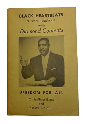 Imagen del vendedor de Black Heartbeats: a Small Package with Diamond Contents: Freedom for All (Cover title) a la venta por McBlain Books, ABAA