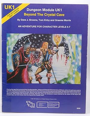 Image du vendeur pour AD&D UK1 Beyond the Crystal Cave Taped Spine mis en vente par Chris Korczak, Bookseller, IOBA