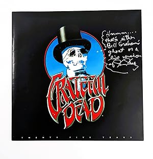 GRATEFUL DEAD TWENTY FIVE YEARS ***SIGNED & INSCRIBED*** EUROPE TOUR BOOK 1990