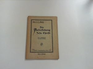 Seller image for Die Auferstehung Jesu Christi. for sale by Zellibooks. Zentrallager Delbrck