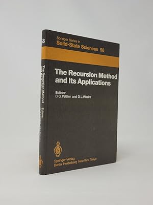 Bild des Verkufers fr The Recursion Method and Its Applications: Proceedings of the Conference, Imperial College, London, England September 13-14, 1984 zum Verkauf von Munster & Company LLC, ABAA/ILAB