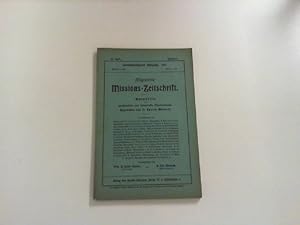 Seller image for Allgemeine Missions-Zeitschrift Monatshefte fr geschichtliche und theoretische Missionskunde, 42. Jg., Heft 10- Oktober 1915. for sale by Zellibooks. Zentrallager Delbrck