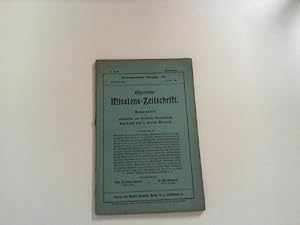 Seller image for Allgemeine Missions-Zeitschrift Monatshefte fr geschichtliche und theoretische Missionskunde, 42. Jg., Heft 11- November 1915. for sale by Zellibooks. Zentrallager Delbrck