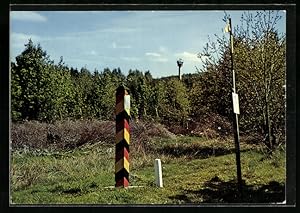 Ansichtskarte Zonengrenze im Harz