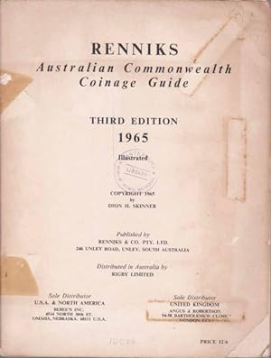 Bild des Verkufers fr Renniks Australian Commonwealth Coinage Guide: Third Edition 1965 zum Verkauf von Goulds Book Arcade, Sydney