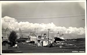 Bild des Verkufers fr Ansichtskarte / Postkarte Kotka Finnland, Satama, Schiffe im Hafen zum Verkauf von akpool GmbH