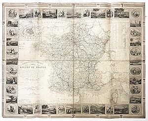 Image du vendeur pour Nouvelle Carte Speciale des Routes de France. 2e. Edition Revue et augmente par A.R. Fremin. mis en vente par Antiquariat Steffen Vlkel GmbH