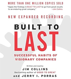 Seller image for Built to Last CD: Successful Habits of Visionary Companies (Good to Great) for sale by Pieuler Store