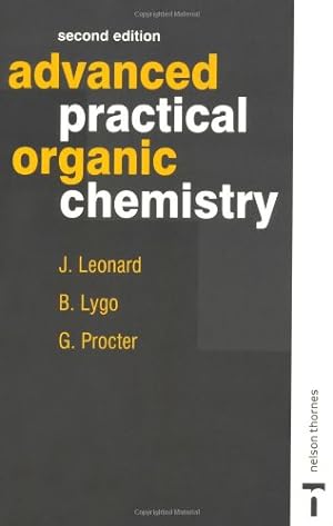 Imagen del vendedor de Advanced Practical Organic Chemistry, Second Edition a la venta por Pieuler Store
