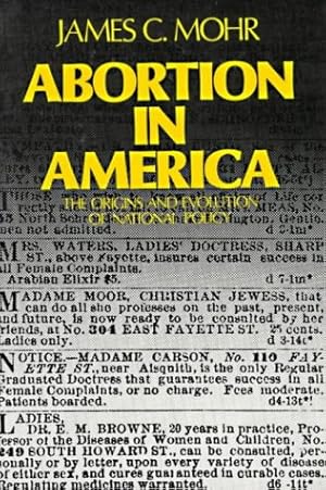 Seller image for Abortion in America: the Origins And Evolution of National Policy for sale by Pieuler Store