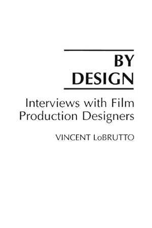 Image du vendeur pour By Design: Interviews with Film Production Designers mis en vente par Pieuler Store