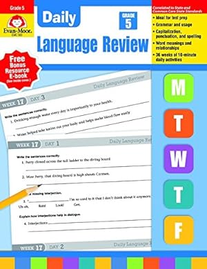 Seller image for DAILY LANGUAGE REVIEW, GRADE 5 C for sale by Pieuler Store