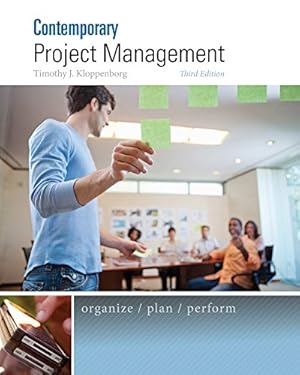 Seller image for Contemporary Project Management for sale by Pieuler Store