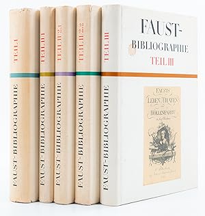 Faust-Bibliographie. - [5 Bände]. -