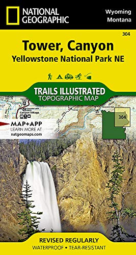 Seller image for Tower, Canyon: Yellowstone National Park NE (National Geographic Trails Illustrated Map, 304) for sale by Pieuler Store